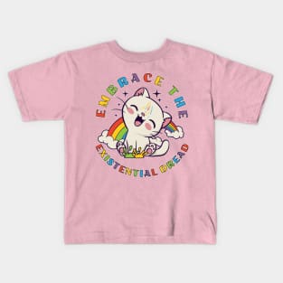 Embrace the existential dread Kids T-Shirt